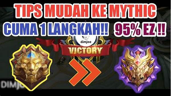 Langkah Mudah Naik Mythic Mobile Legends