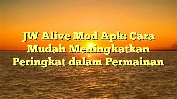 Momen Tepat Meningkatkan Peringkat Permainan