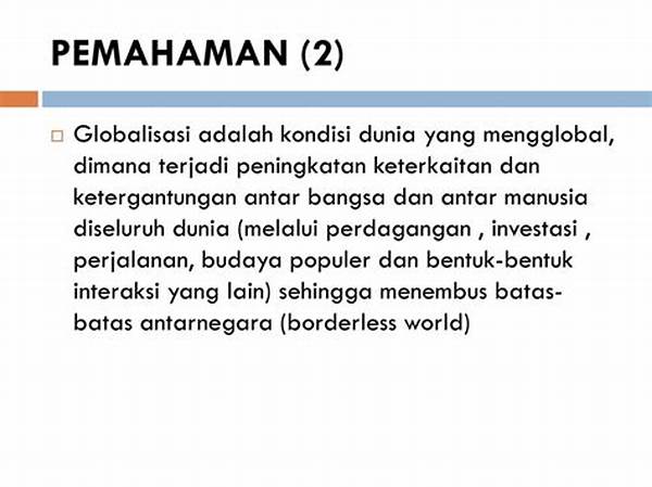 Peningkatan Pemahaman Antar Bangsa