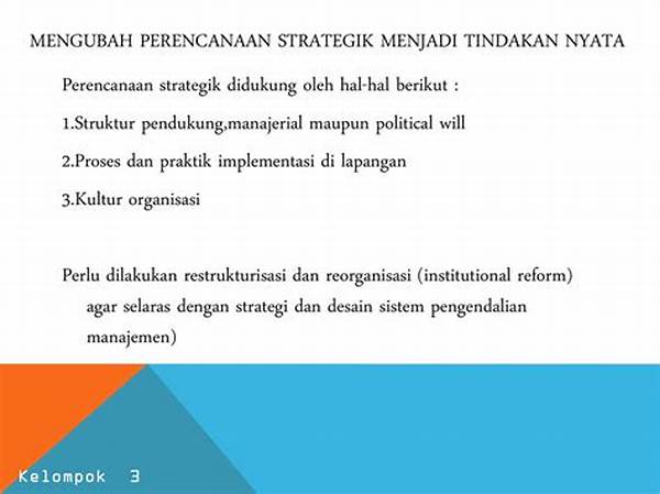 Optimalisasi Strategi Dengan Tindakan Nyata