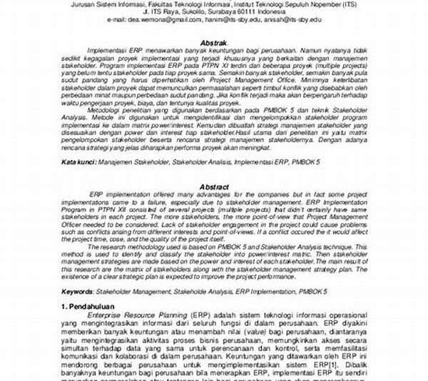 Implementasi Program Interaksi Stakeholder Optimal